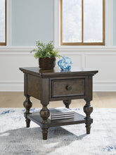 Bay Furniture Gallery - Ashley Furniture - Veramond End Table - Square End Table / Dark Brown - T694-2